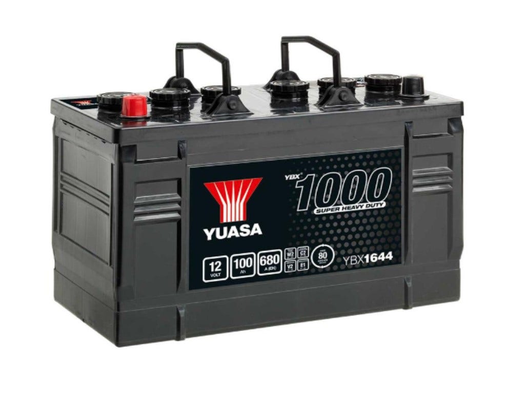 YUASA -  644 1000 Series Super Heavy Duty Battery - 3 Year Warranty