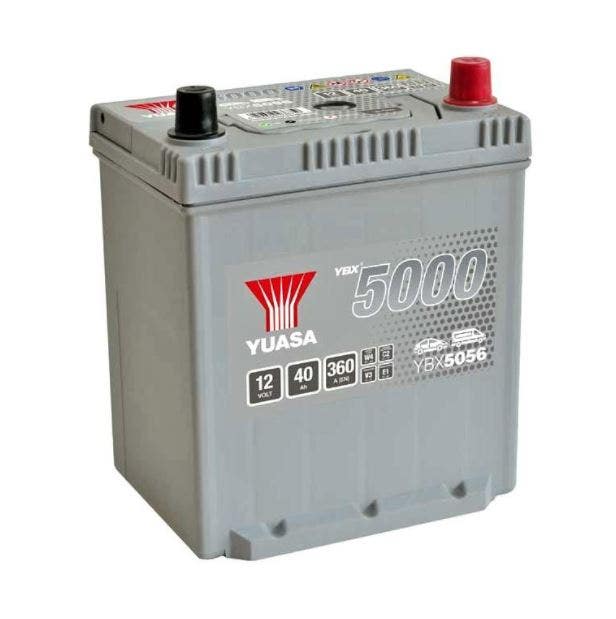 YUASA -  056 5000 Series Silver High Performance Battery - 5 Year Warranty