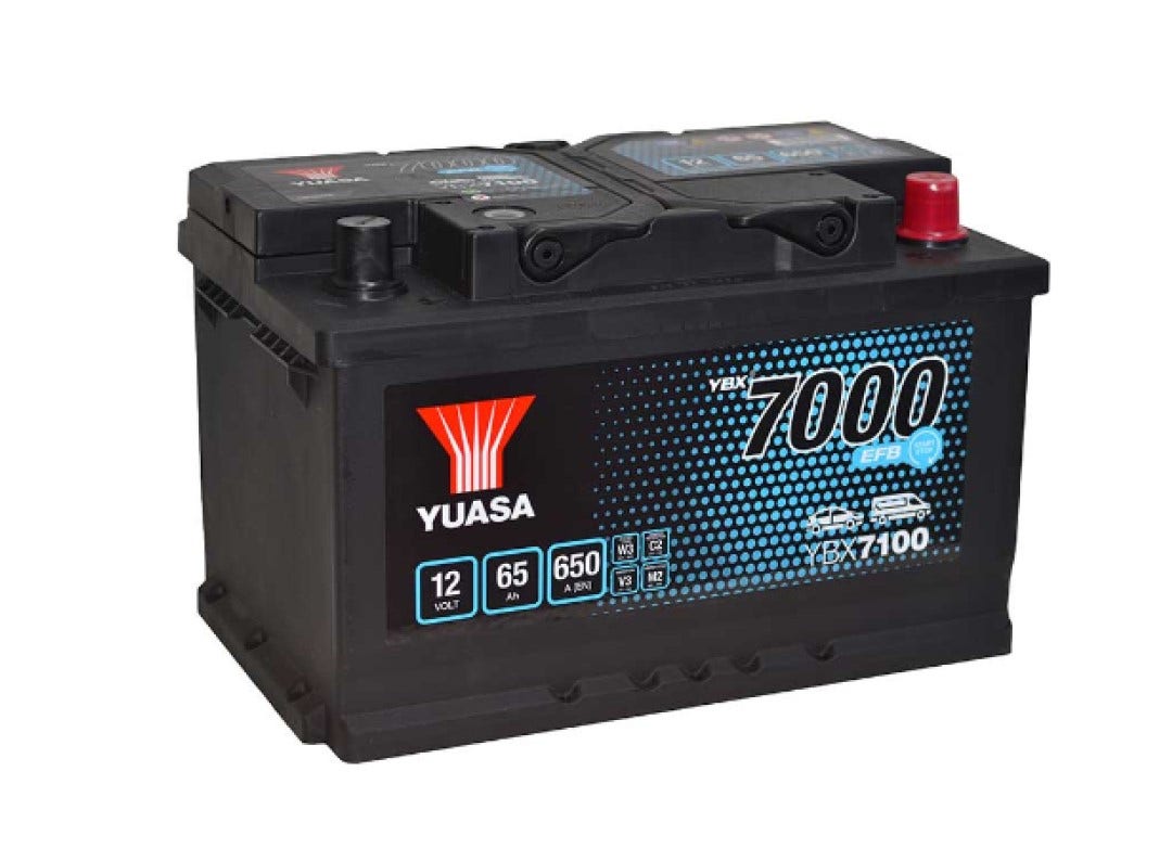 YUASA -  100 7000 Series EFB Start Stop Battery - 4 Year Warranty
