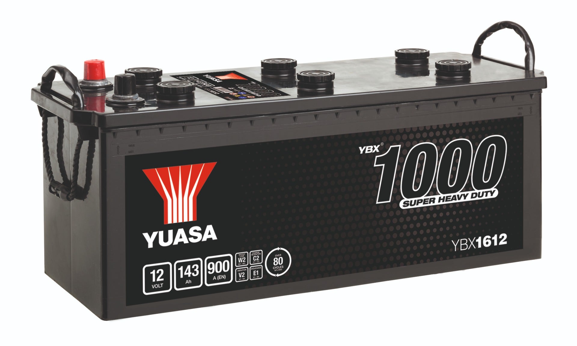 YUASA -  612 1000 Series Super Heavy Duty Battery - 3 Year Warranty