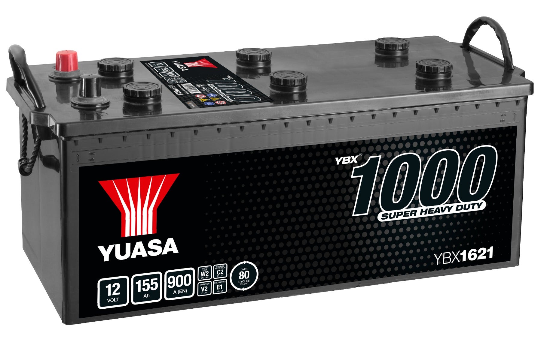 YUASA -  621 1000 Series Super Heavy Duty Battery - 3 Year Warranty