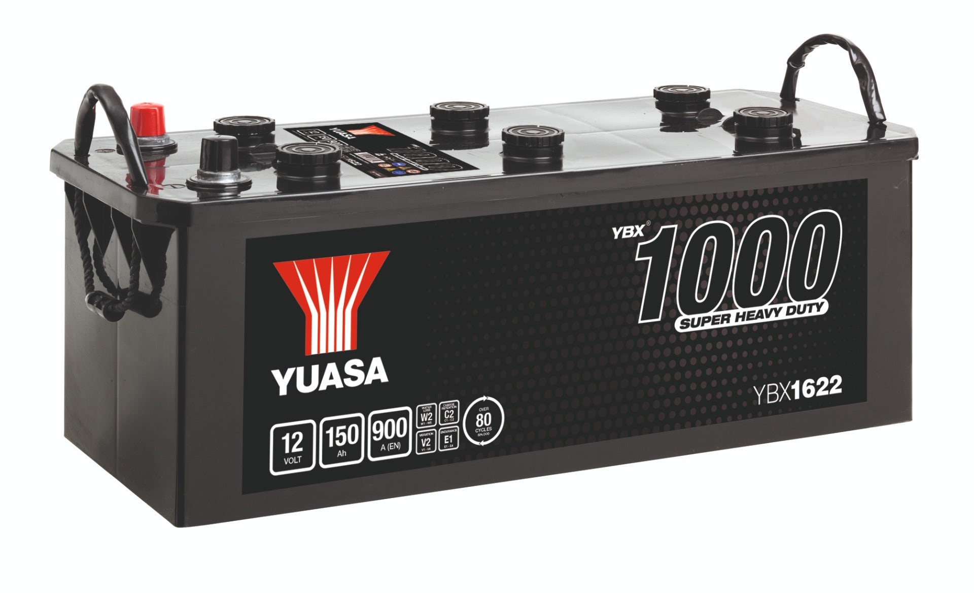 YUASA -  622 1000 Series Super Heavy Duty Battery - 3 Year Warranty