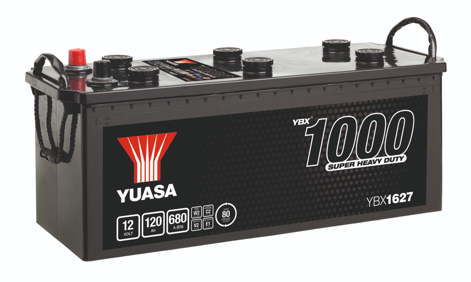 YUASA -  627 1000 Series Super Heavy Duty Battery - 3 Year Warranty