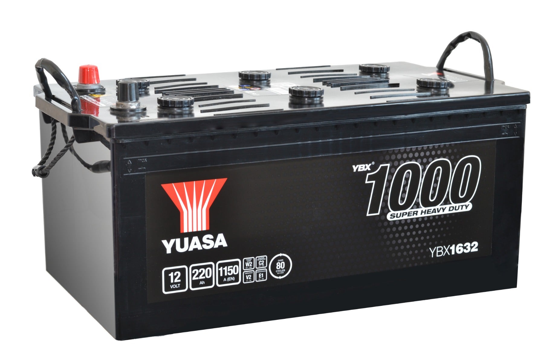 YUASA -  632 1000 Series Super Heavy Duty Battery - 3 Year Warranty