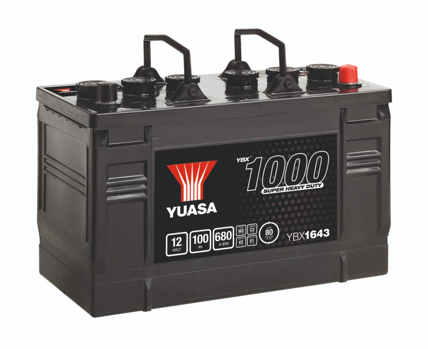 YUASA -  643 1000 Series Super Heavy Duty Battery - 3 Year Warranty