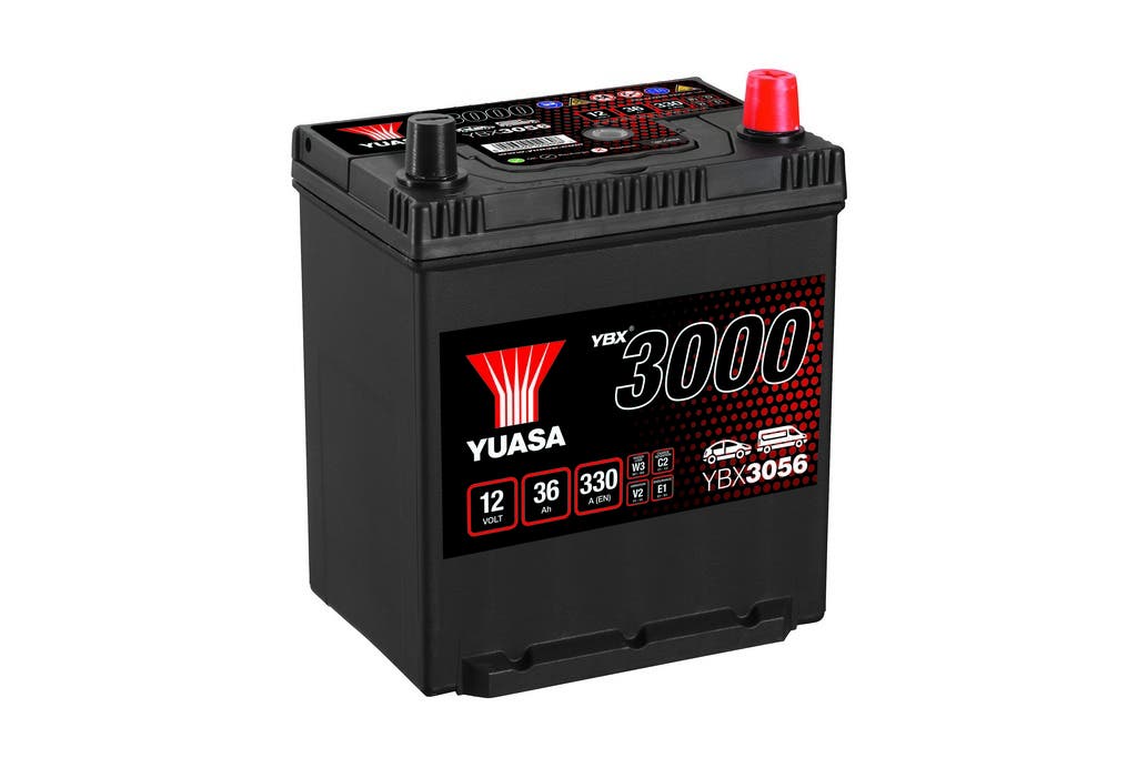 YUASA -  056 3000 Series SMF Battery - 4 Year Warranty