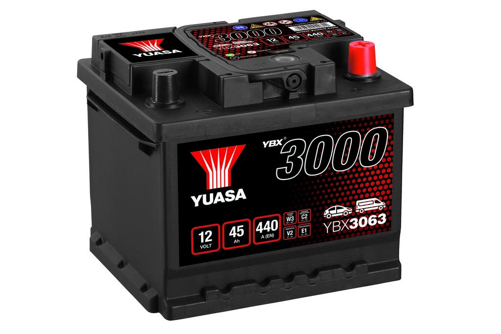 YUASA -  063 3000 Series SMF Battery - 4 Year Warranty