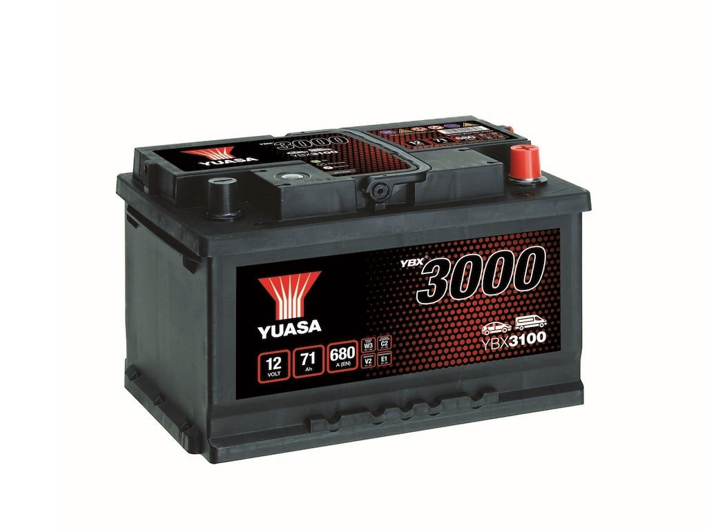 YUASA -  100 3000 Series SMF Battery - 4 Year Warranty
