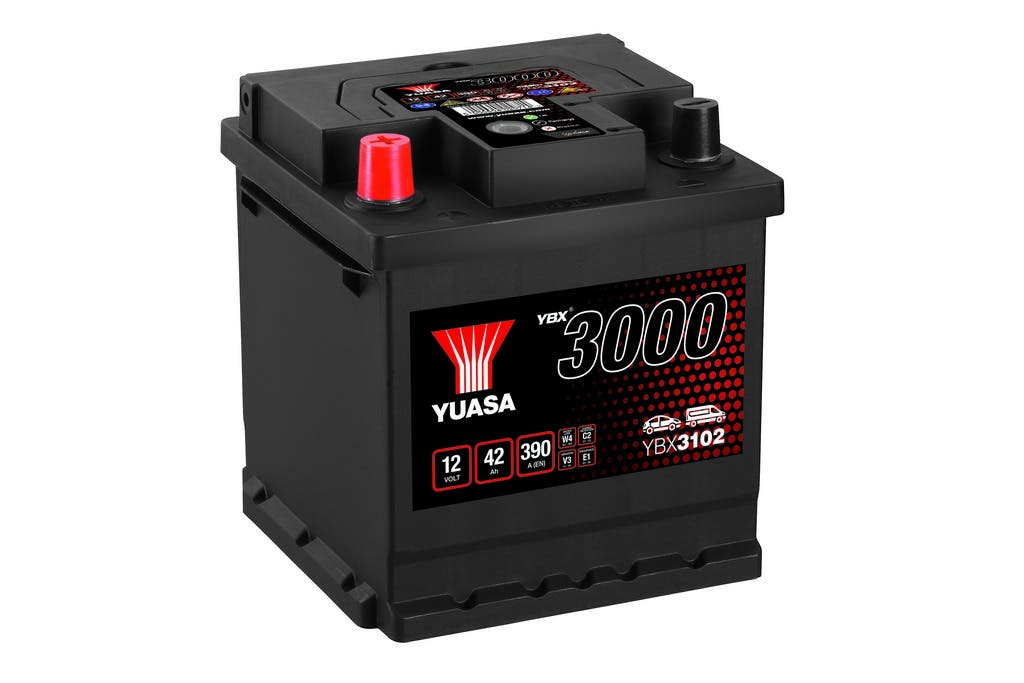 YUASA -  102 3000 Series SMF Battery - 4 Year Warranty