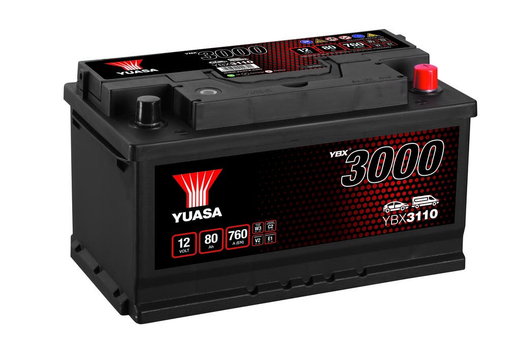 YUASA -  110 3000 Series SMF Battery - 4 Year Warranty