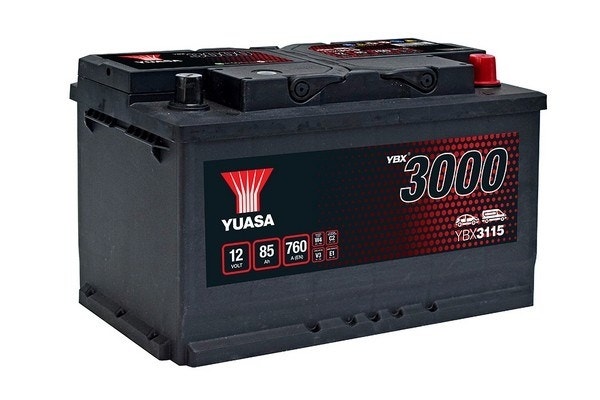 YUASA -  115 3000 Series SMF Battery - 4 Year Warranty