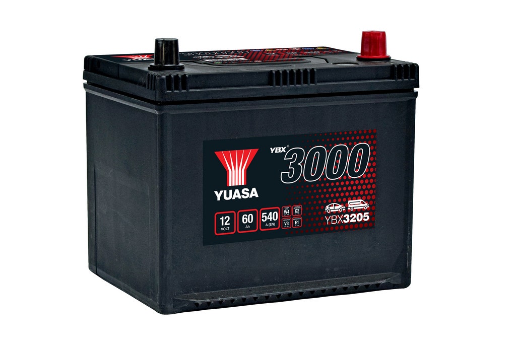 YUASA -  205 3000 Series SMF Battery - 4 Year Warranty