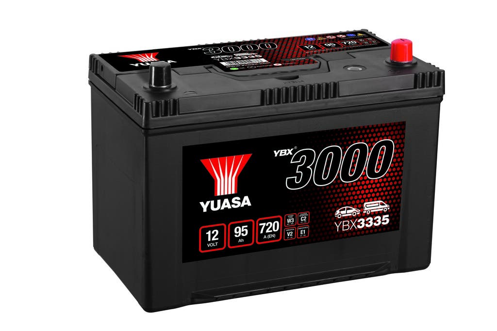 YUASA -  335 3000 Series SMF Battery - 4 Year Warranty