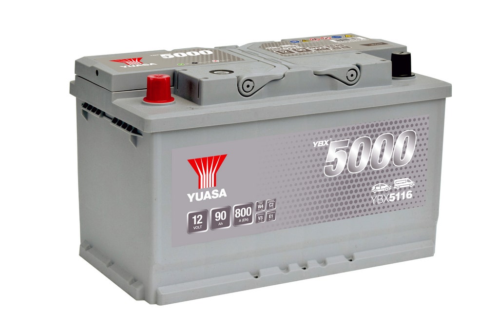 YUASA -  116 5000 Series Silver High Performance Battery - 5 Year Warranty