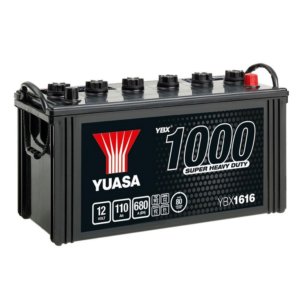 YUASA -  618 1000 Series Super Heavy Duty Battery - 3 Year Warranty